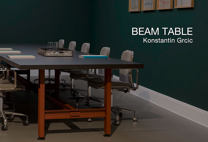 BEAM TABLE Konstantin Grcic c2019 Establishedand Sons c Unique Media full
