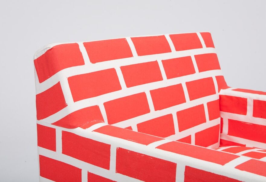 Bricks Mortar Red Chair 2575